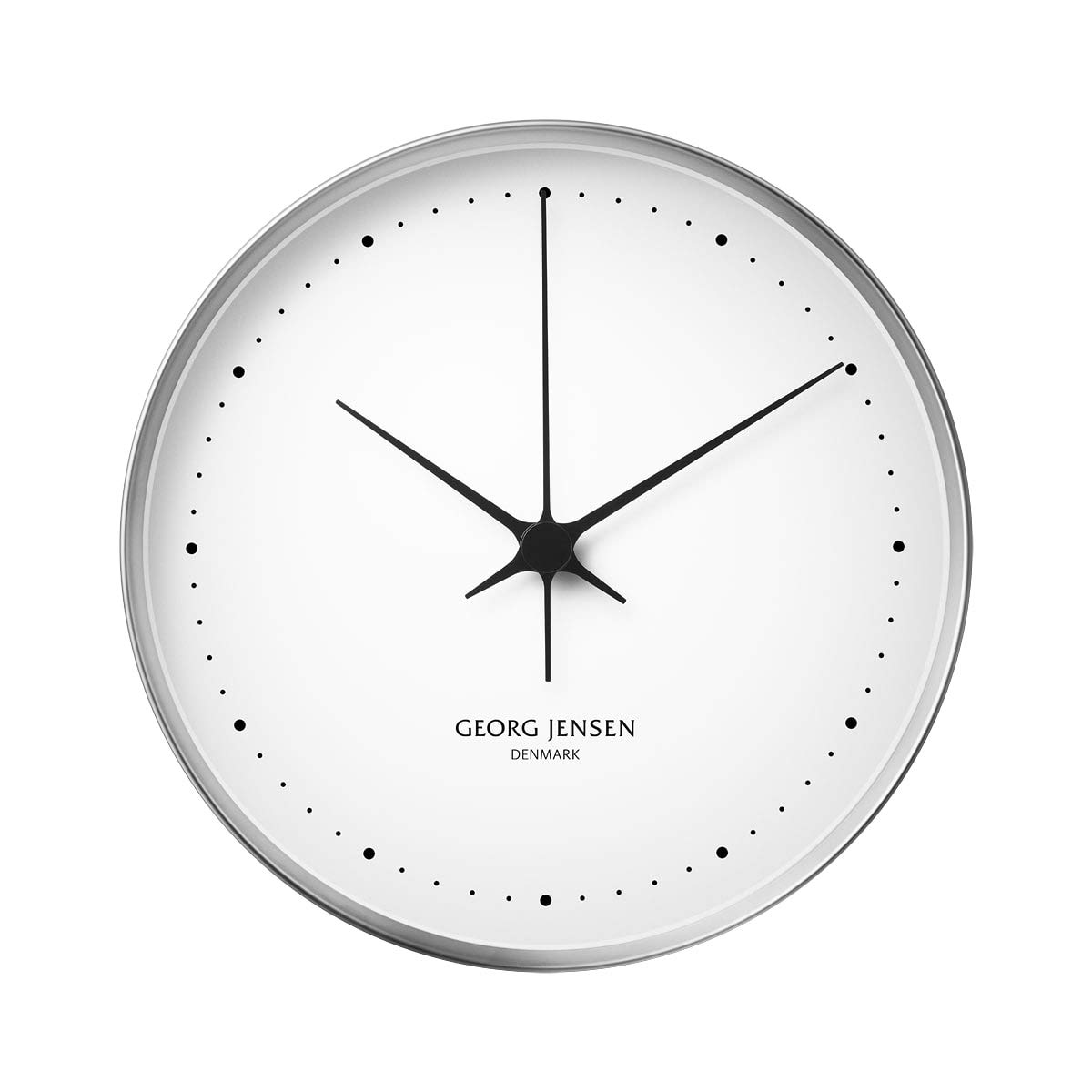 

Georg Jensen Henning Koppel Analog Wall Clock, White, Diameter 30cm x Depth 6cm, Product Number: 3587583
