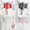 Flower Women Outfits Waist Bandage Harness Waistband Lace Corset Belt Waist Corset Cummerbunds