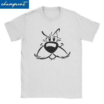Men Women T-Shirts Dogmatix Anime Cartoon Cute Unique Pure Cotton Tees Short Sleeve Asterixs Obelixs T Shirts Clothing