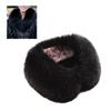 Soft Winter Neck Scarf Friendly Artificial Furs Design Portable Winter Scarf For Hiking Running And Travel