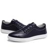 Summer New Sports Casual Men's Shoes Genuine Leather White Skateboard Shoes Breathable Trendy Pumps
