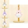 Portachiavi Peluche Totoro Carino Peluche Corto Ultra-morbido Ciondolo per Borsa Regalo per Coppie Portachiavi