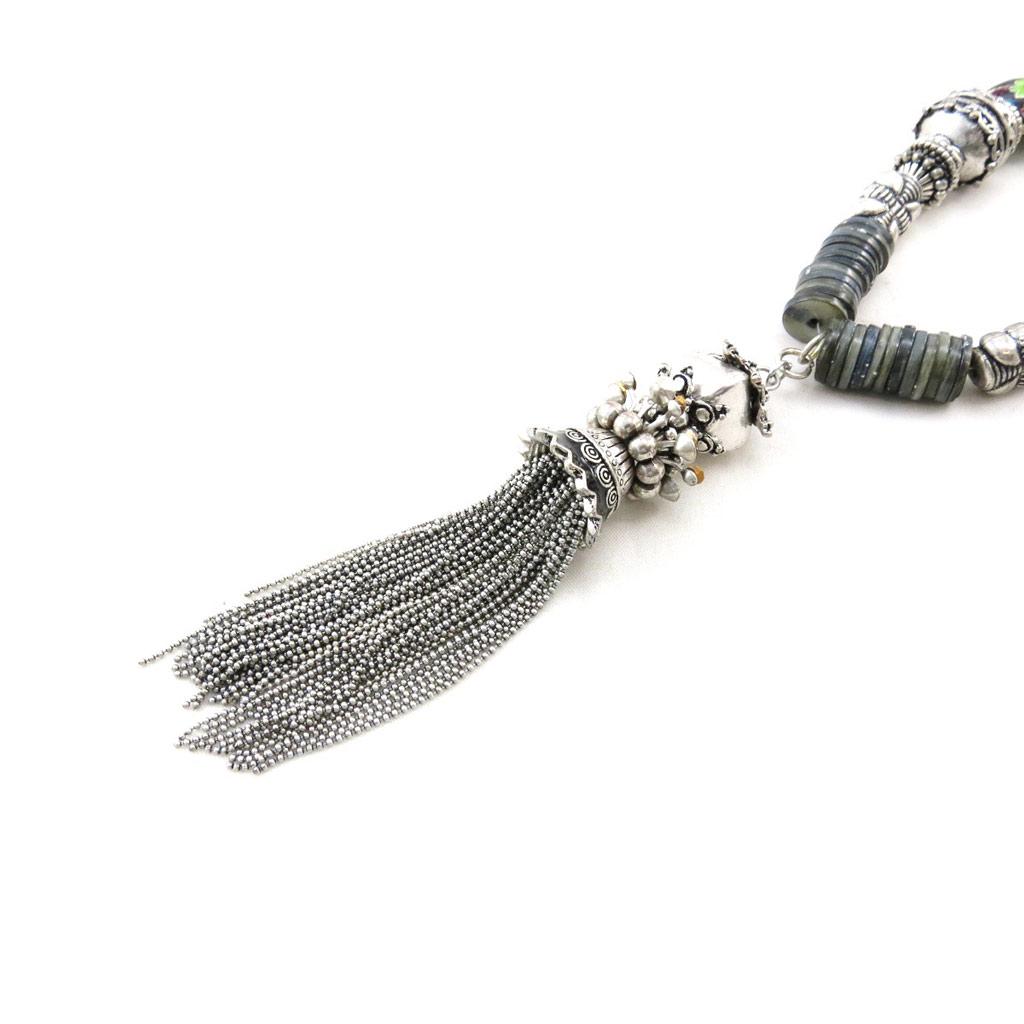 Les Trésors De Lily [E5824] - Collier Créateur 'Meditation' Noir