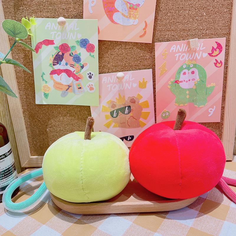 Plush Toys, Dopamine Apple Pendants, Keychains, Hanging Decorations, Desktop Ornaments, Christmas Eve Gifts