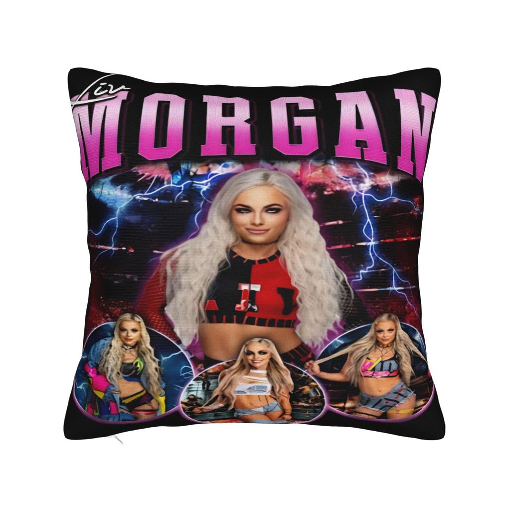 Liv Morgan American Wrestler And Actress  Pillow Case  Custom Pillow Cover For Chair Sofa Home Decor Cute Funny Pillowcases