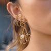Stainless Steel Artisan Earrings Artisan Dangle Earrings Bohemian Chic Jewelry for Women