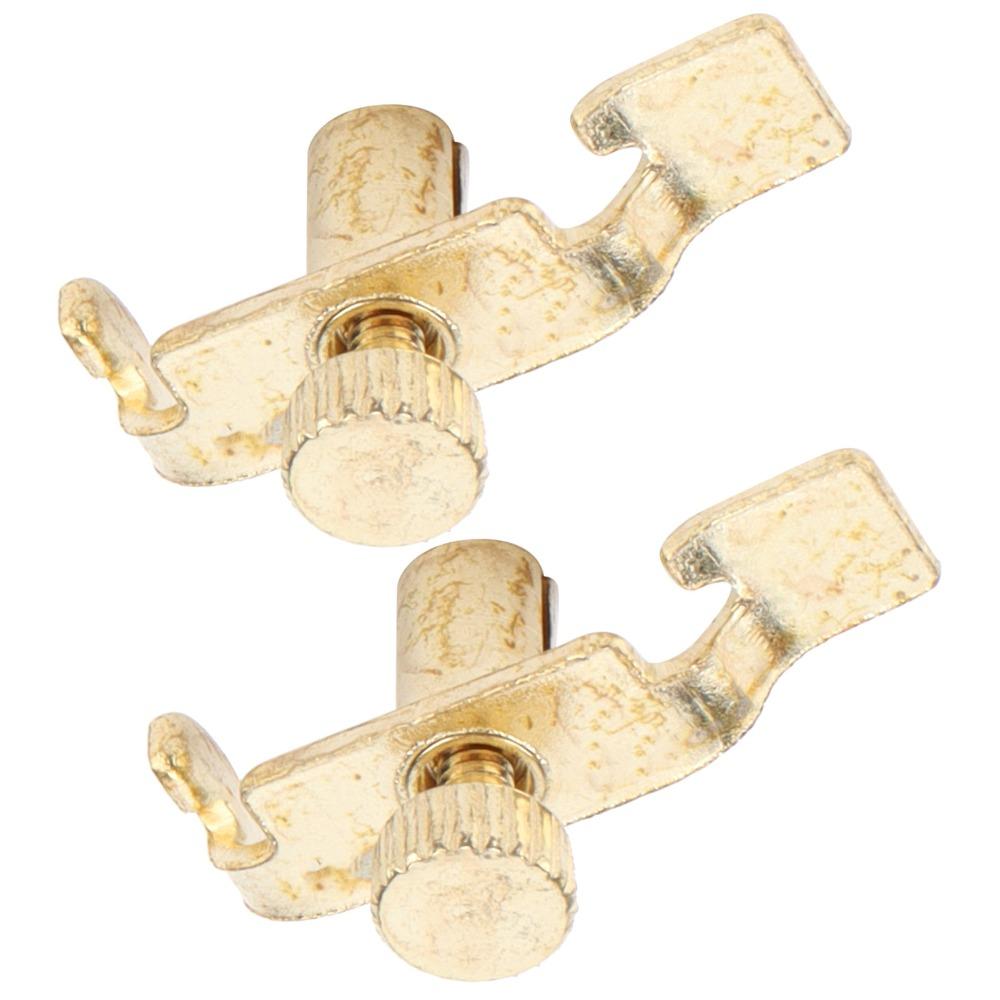 2PCS Golden Color Fine Tuner Adjuster Metal Clip Tuner Accessory For String Instruments