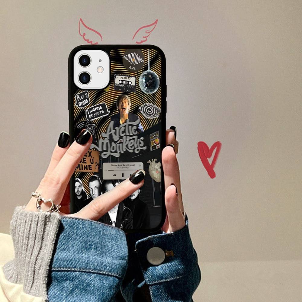 Rock Band A-Arctic M-Monkeys For IPhone 17 16 15 14 13 12 11 Pro Max Plus Mini PC+TPU Back Phone Cover