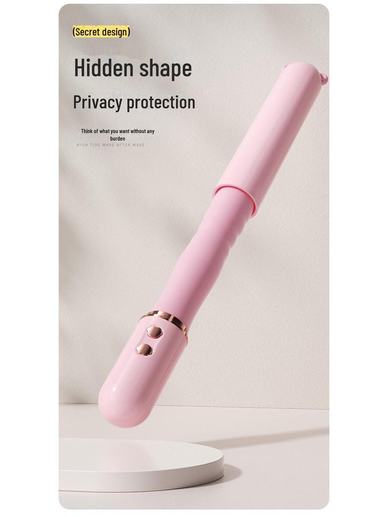 Mystery Ji Bear Pudding Pink Vibrating Adult Pleasure Device - Telescopic Masturbation Toy (50/Box)