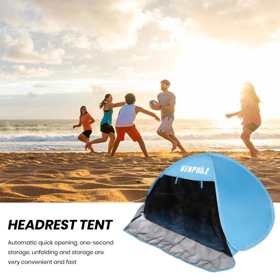 Portable Sun Shade Camping Head Tent Beach Sun Shelter Sun Protection UV-proof Easy To Install Headrest Sunshade Canopy