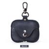 Luxury Genuine Leather Case For Apple Airpods Pro  Airpods 2 / 1 Wireless Earphone Cases Funda Airpod Cover with Key Chain Hook