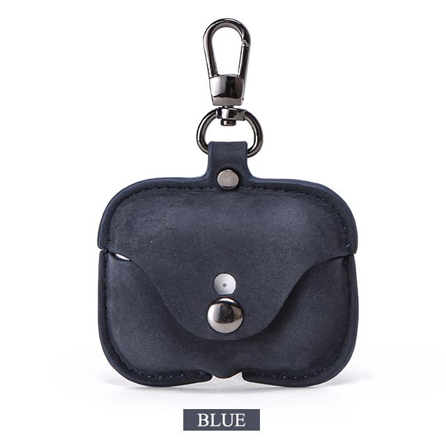 Luxury Genuine Leather Case For Apple Airpods Pro  Airpods 2 / 1 Wireless Earphone Cases Funda Airpod Cover with Key Chain Hook