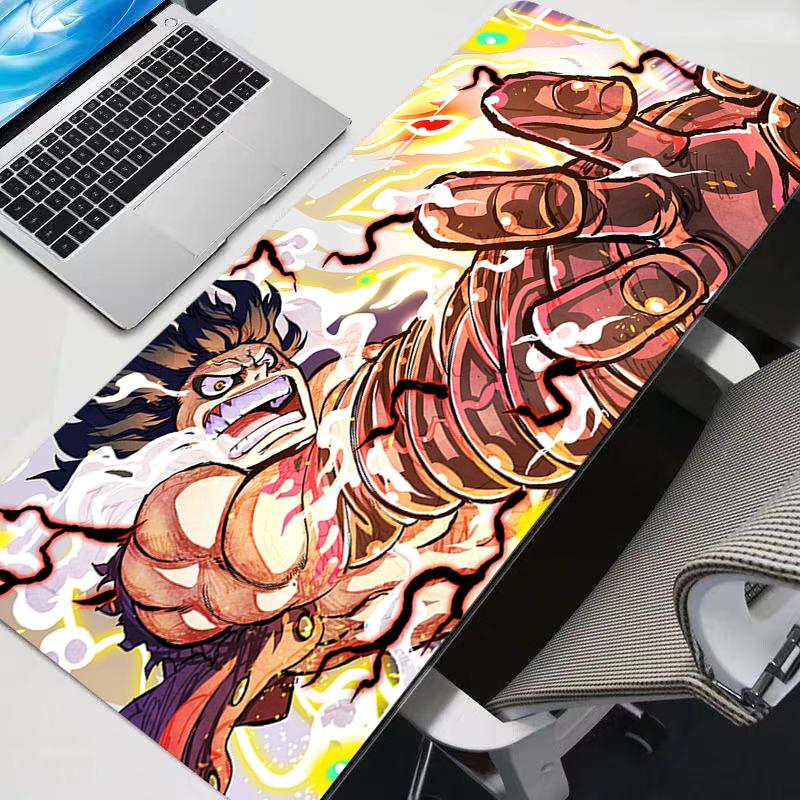 Mouse Pad One Piece Luffy Computer Speed Type Carpet Mat For Esports Players Laptop Keyboard Mousepad Office Desk Mat