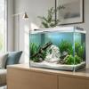 Decorative Aquarium Hideout 3D Printed Coral Cave Decoration for Small Fish Shrimp, Tank Miniature Landscape Decor Hideout, Realistic Hollow Ornament
