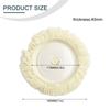 Wool Polishing Bonnet Pad 180mm for Vehicle and Furniture Applications Soft Material Improves Polishing Effect