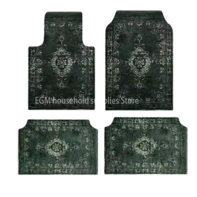 Bohemian Car Floor Mats Non Slip Soft Washable Universal Auto Foot Pads Vintage Interior Rugs