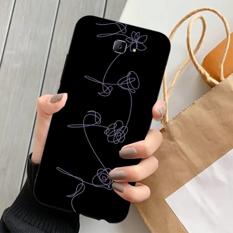 Love Yourself Handyhülle für Samsung Note 9 10 20 Plus Pro Ultra J6 J5 J7 J8 Weiche schwarze Handyhülle
