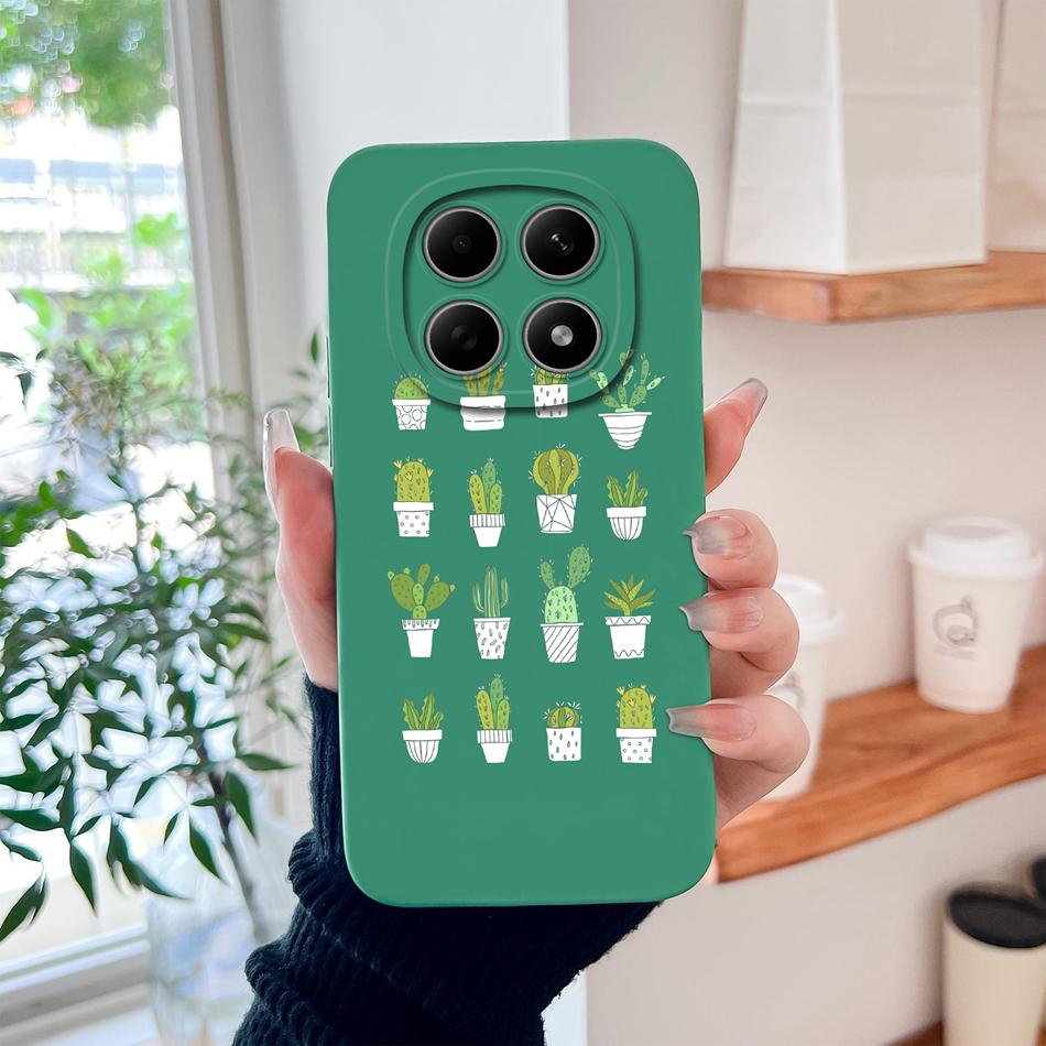 Case For Redmi Note 15 Pro Plus Candy Painted Flower Phone Cover For Redmi Note15 4G 5G Soft Camera Protecion Liquid Back Covers