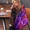 FNAF Purple Haze Flannel Blanket Soft Warm Skin-Friendly Nap Throw For Office Home Sofa Bed Cover Travel Camping Trendy Gamers