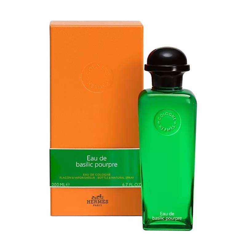 Hermes HERMESEau Pourpre Perfume Woody Aromatic Cologne EDC Basil Geranium 3003313 Eau de Basilic Pourpre-200ml