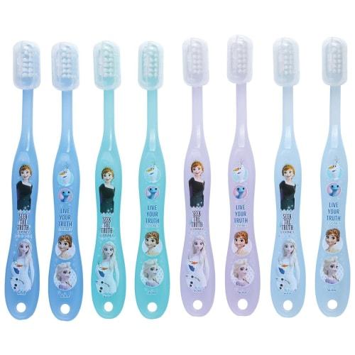 Skater Toothbrush, Soft Toothbrush for Preschoolers, Ages 3-5, 8 Brushes, 14cm, Disney Frozen 2 Design, TB5SE-A