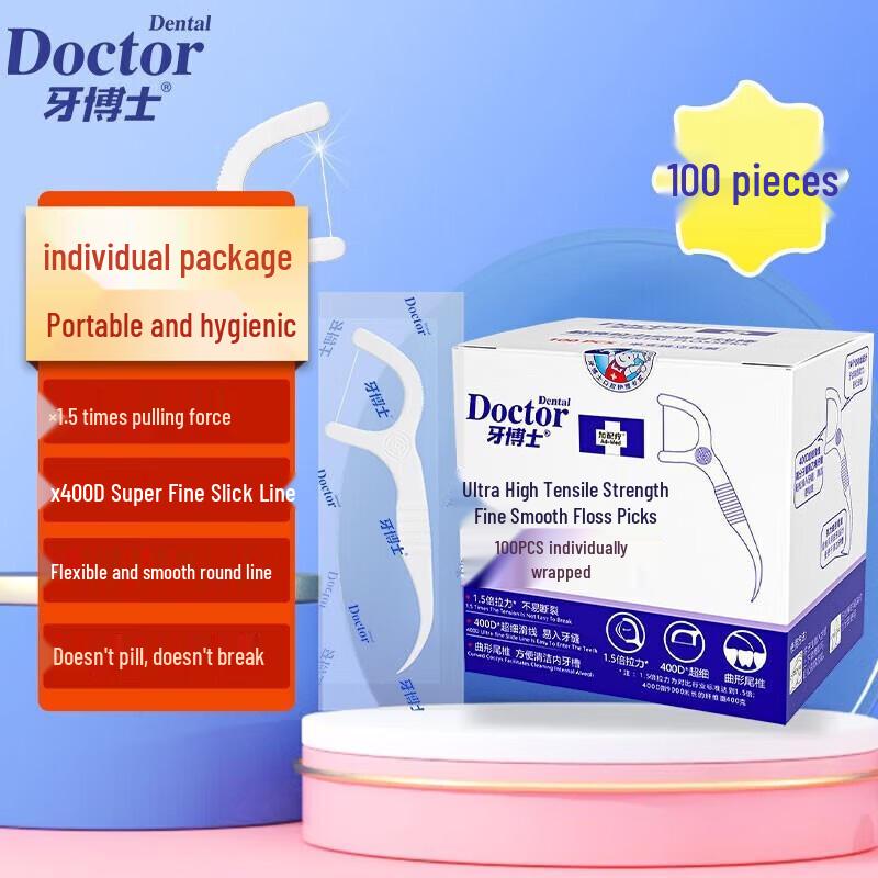 Dr. Tooth High-Strength Dental Floss Picks