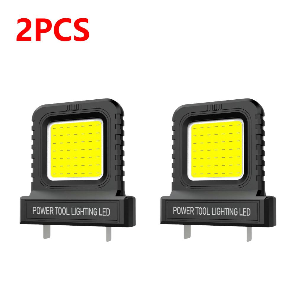1-5Pcs 14W LED Camping Lantern Mini Pocket Work Light Inspection Power Tool LED Work Light For 20V-21V Lithium Batteries