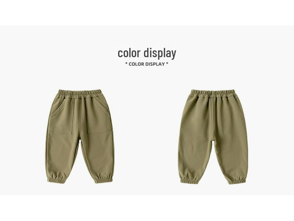 Dudujia Fleece-Lined Children's Joggers - Autumn/Winter Baby & Kids Pants