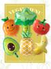 Kids Cartoon Fruit & Veggie Foil Air Balloons - Creative First Birthday Party Decor