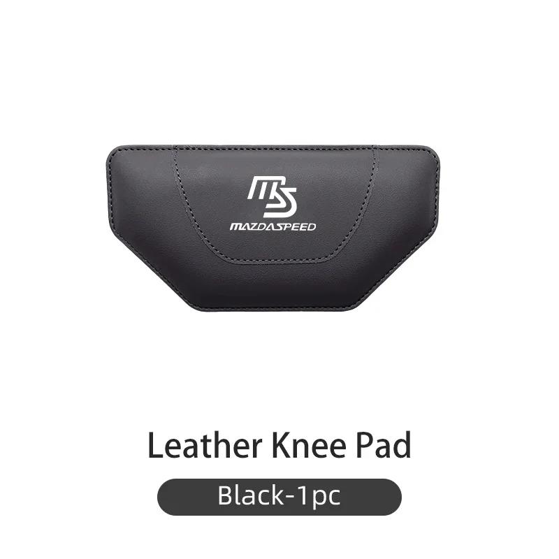 2025 Hot Leather Car Knee Leg Protective Pad Foot Armrest Cushion For Mazda 6 3 CX5 5 2 323 CX7 Demio Atenza Axela MX30 CX30 MX5