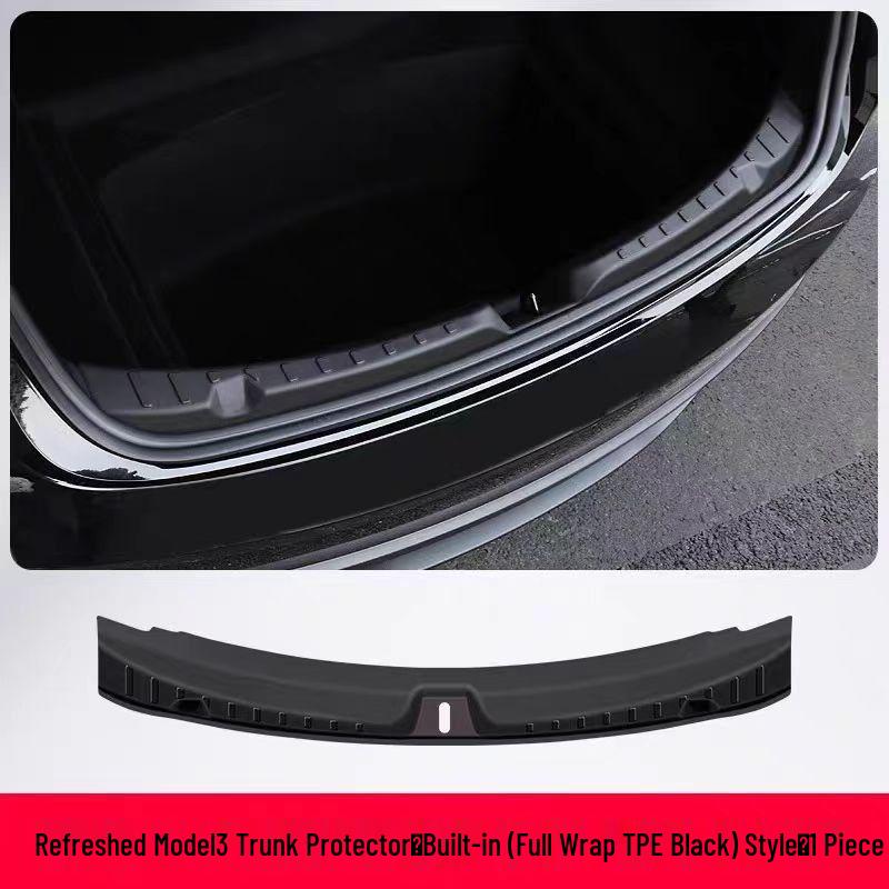 Tesla 25 Refresh Model Y TPE Door Sill Strips & Anti-kick Full Coverage Set