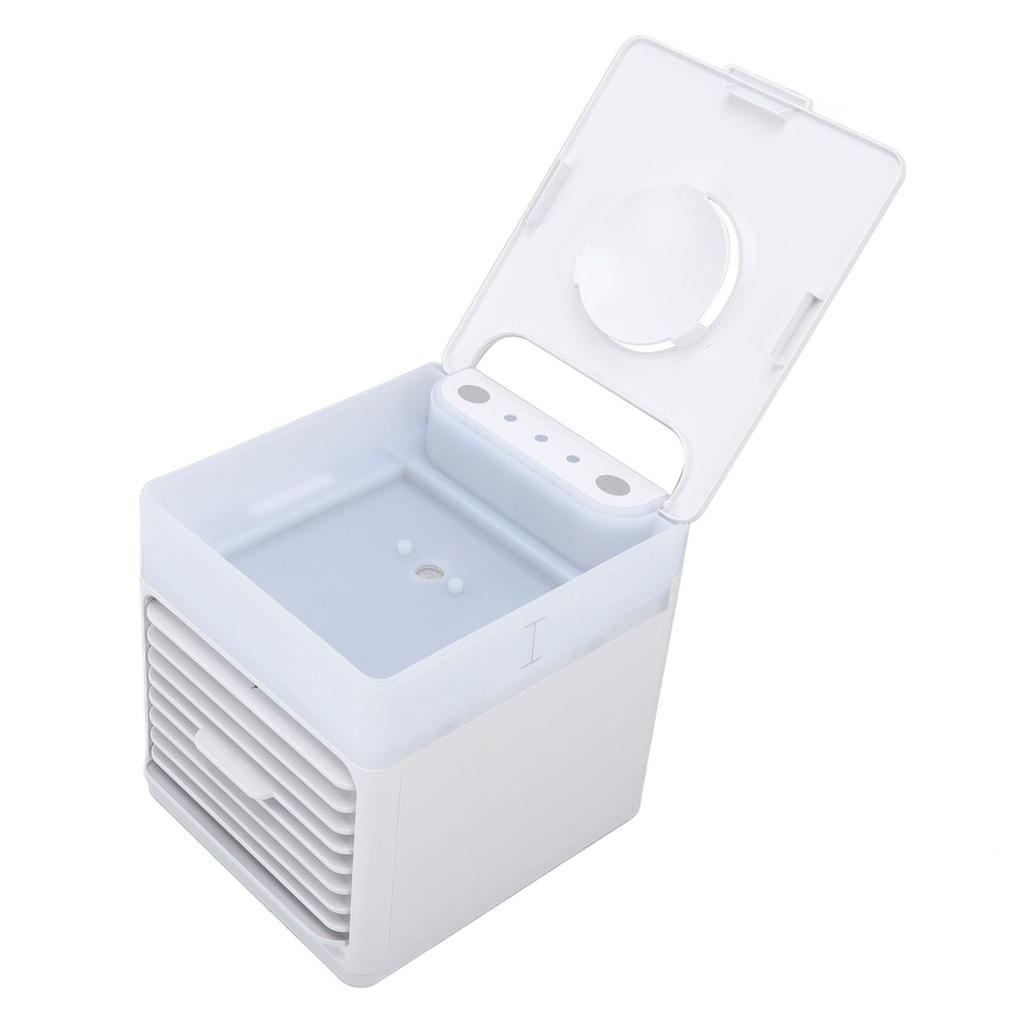 Mini Air Conditioner 500ML 3 Speeds Quiet Cooling Humidifying Purification Night Light Portable Air Conditioner