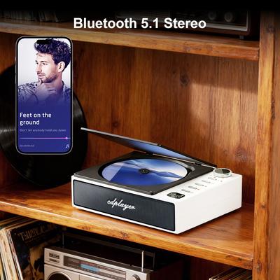 Bluetooth 5.1 CD Players CD/CD-R/CD-RW/MP3/WMA Player Portable Car Amplifier Universal Classic 3.5mm AUX/USB/OPTICAL Support
