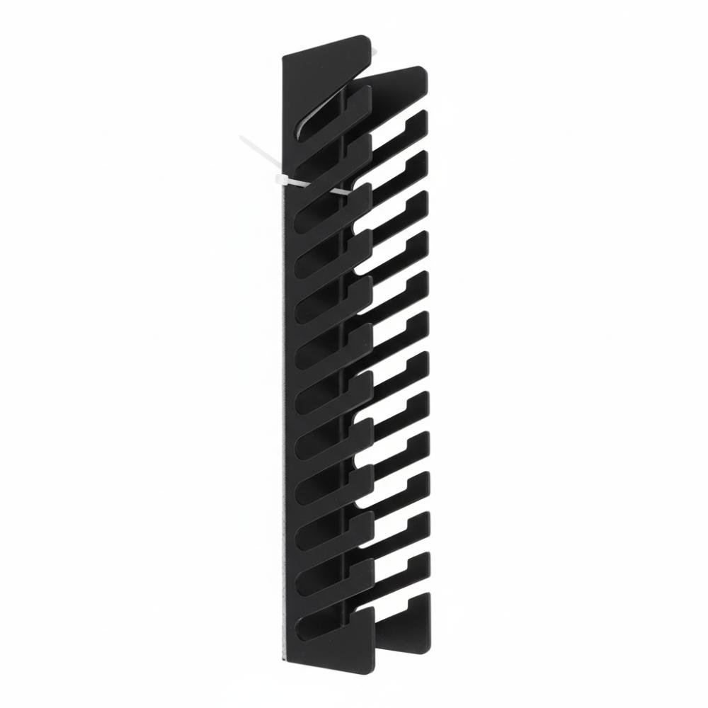 

Strong Adhesive Hat Organizer Acrylic Hold up to 24 Hats Hat Rack Plastic Space Saving Baseball Cap Organizer for Baseball Caps 1pc чёрный