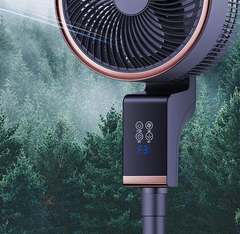 Leiser, oszillierender Stand- und Tischventilator mit Sprachfernbedienung