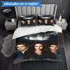 vampire Saga Romance 3pcs K-pop music group Bedding set,Ideal for Bedroom, Dormitory,Including Duvet Cover And 2pcs Pillowcases,Fan gifts