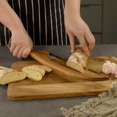 Sierra de Madera para Pan Baguette con Cortador de Destornillador Rebanador Cubierta Cortador de Pan de Masa Madre Casero Herramientas de Corte Serradas para Tostadas Cocina