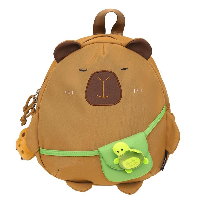 Mädchen Herz niedlicher Kapibara Rucksack Tasche große Kapazität Studenten Campus Schultasche Mädchen vielseitiger Aufbewahrungsrucksack