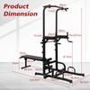 Power Tower Pull Up Bar Station (Includes Workbench and Bench), Adjustable Height Multi-Function Power Tower, Stable Strength Training Equipment