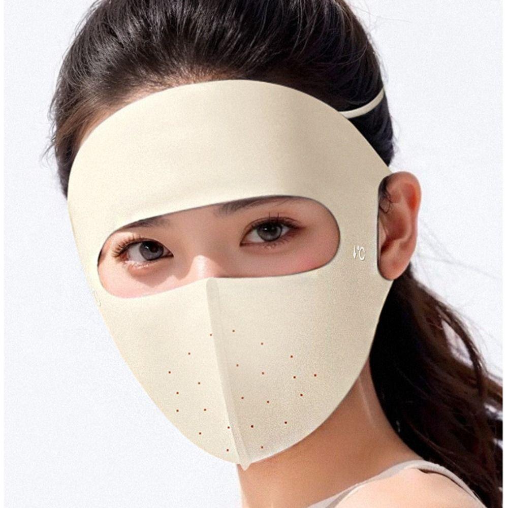 Face Mask Ice Silk Mask Summer Face Cover Elastic Sunscreen Mask  Cycling