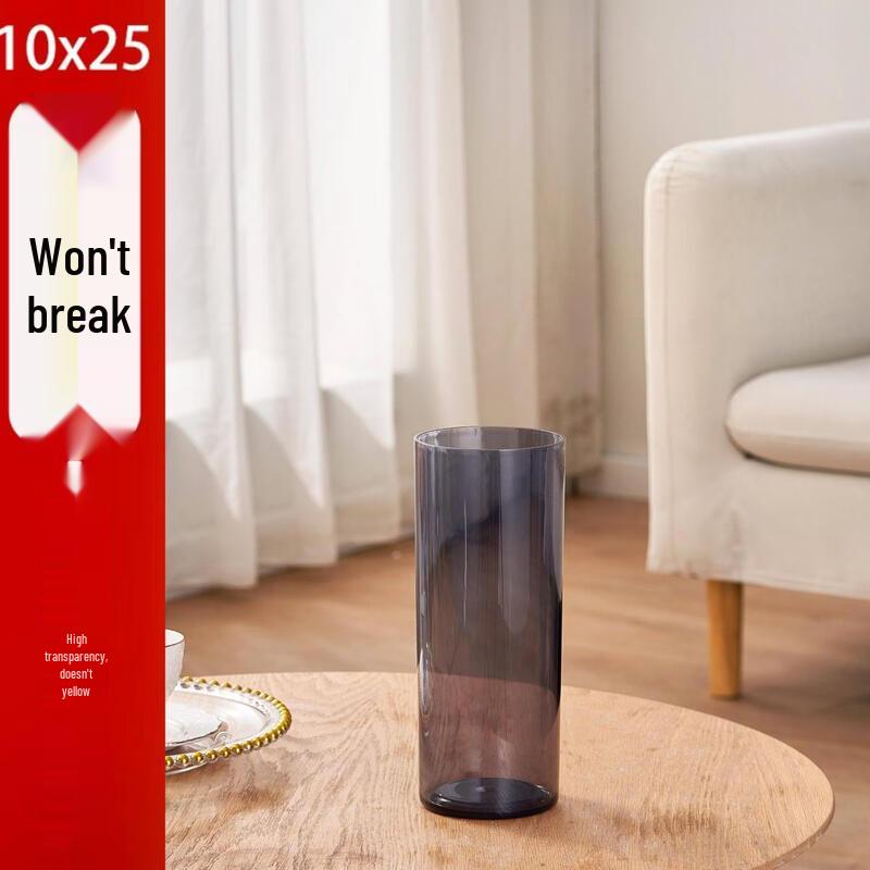 ZISIZ Anti-Drop Acrylic Vase