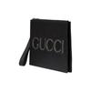 Gucci Leather With Canvas Binding Clutch Men's Black 768374-AACXC-1050