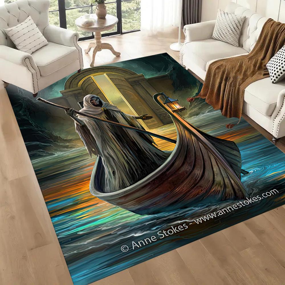 Gothic Style Floor Mat Perfect for Game Room Outdoor Study room Dormitory Antislip Carpet Decorate Offices