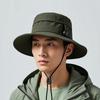 Summer Outdoor Mountaineering with Compass Fisherman Hat Waterproof Quick-Drying Foldable Men's Sunshade Sunscreen Hat
