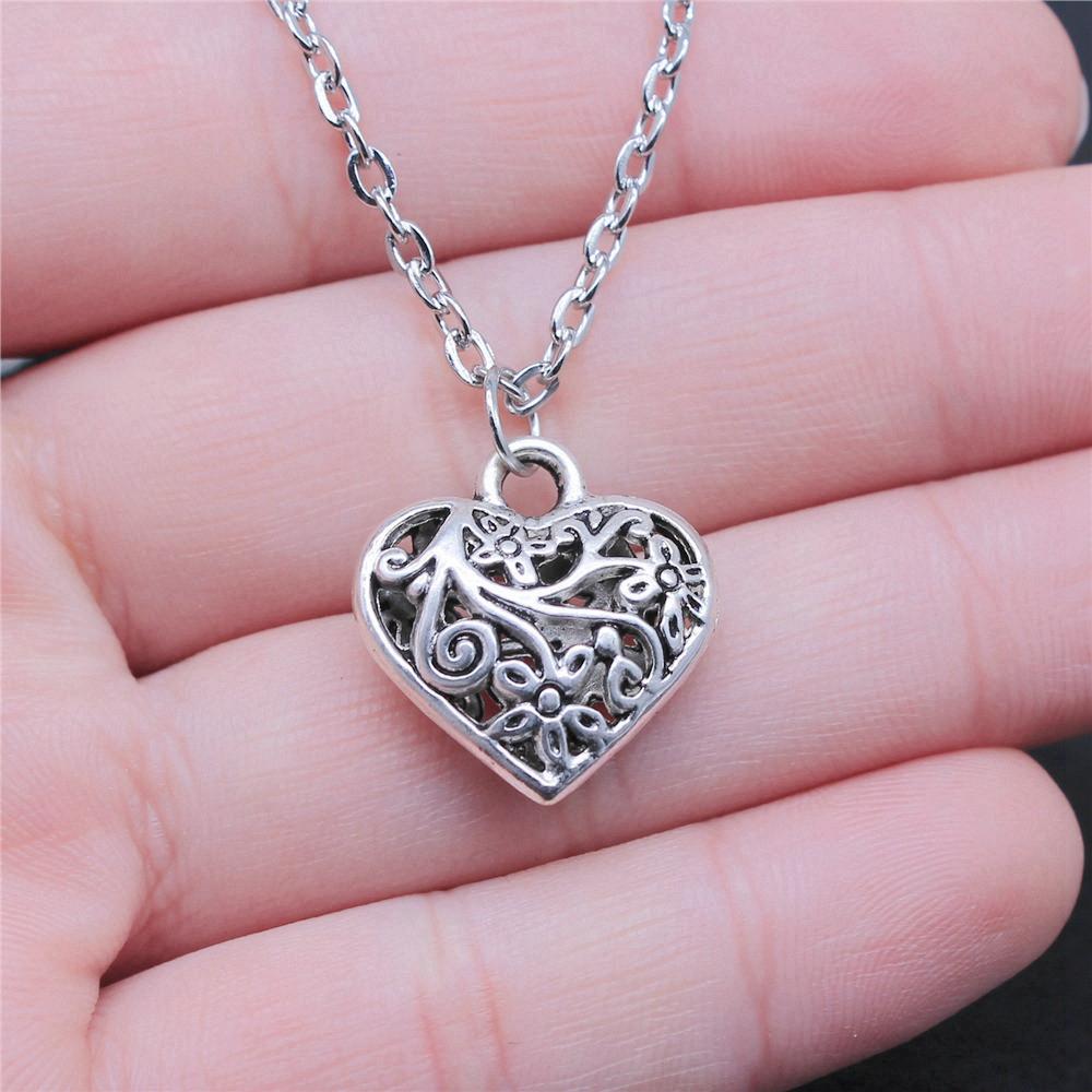 Necklace On The Neck 43cm Chain Peach Heart Nameplate Wedding Jewelry Findings QN057