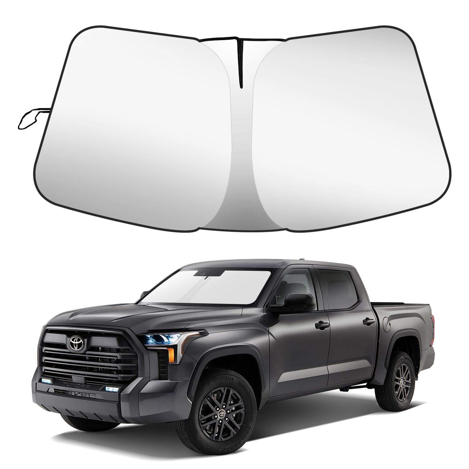 Car Windshield Sunshade Cover for Toyota Tundra -2025 Auto Front Window Sun Visor UV Protection Accessories For Tundra 2022-2025