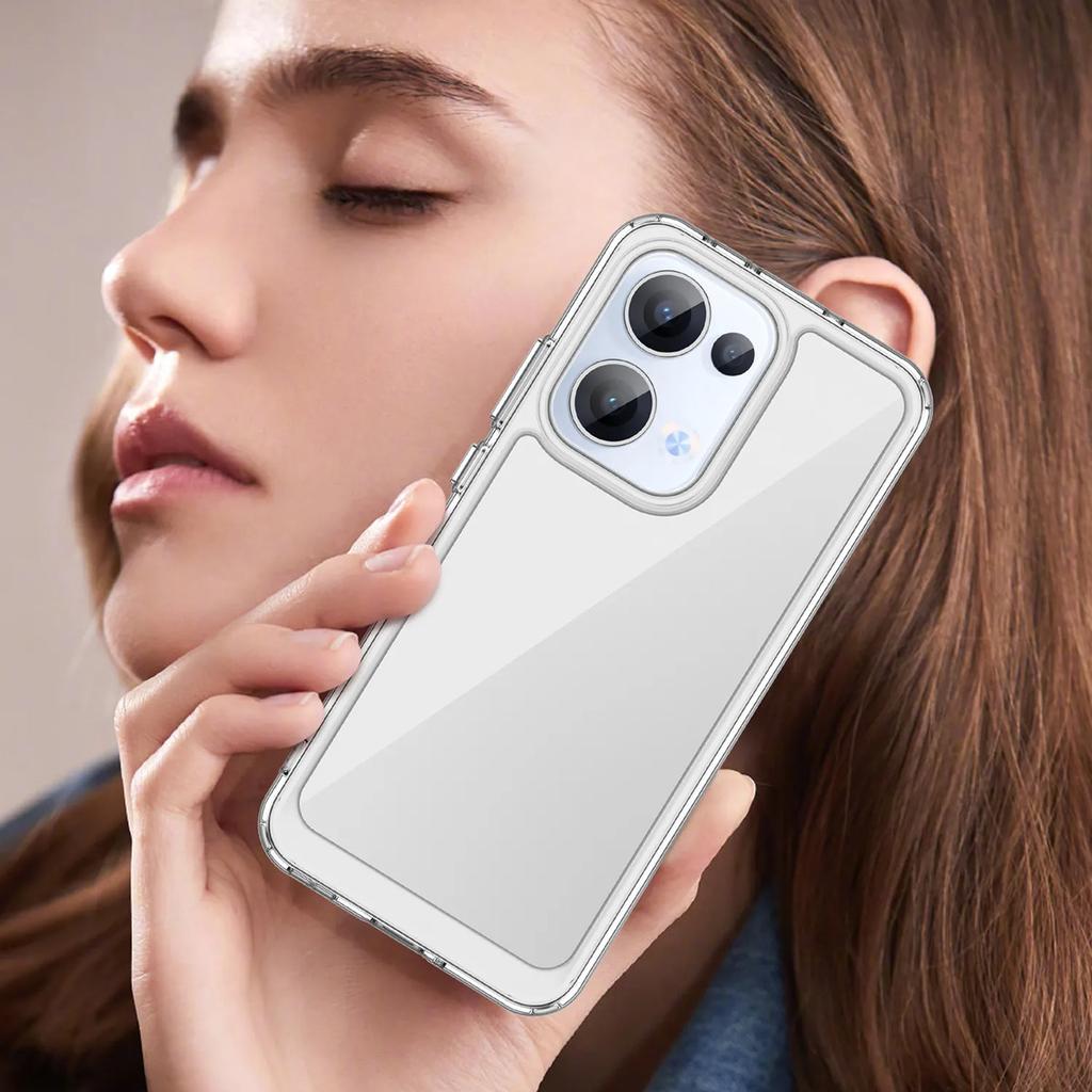 Phone Case For Phone Case For Oppo Reno13 Pro,Clear Transparent Phone Case Cover For Oppo Reno13 Pro