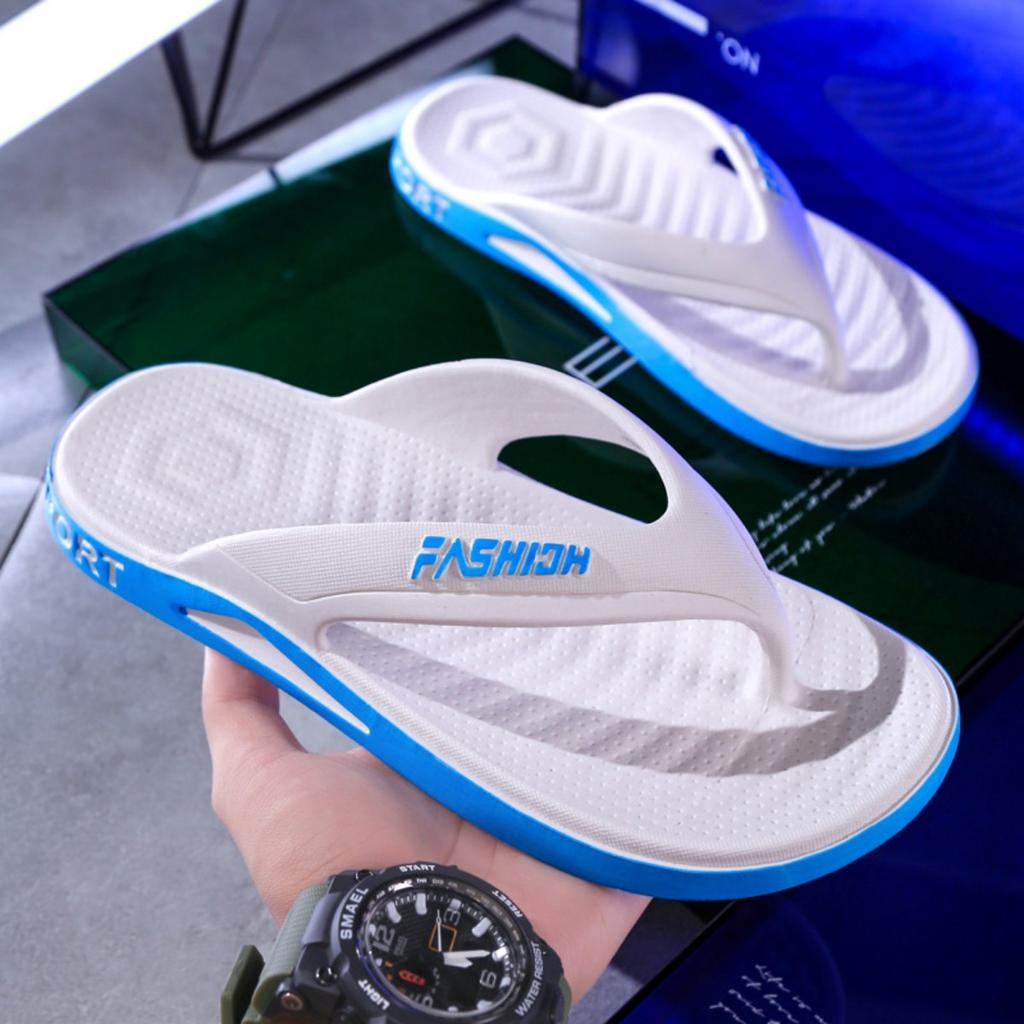 Men's Flip Flops, Durable for Summer Outings, Comfortable for Home Use, Non Slip, Fashionable and Trendy Men's Beach Shoes