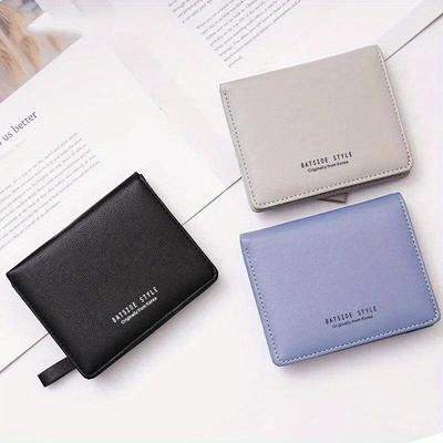 Thin Style Women Wallets Zipper Coin Bag In Back Blue Soft Leather Ladies Card Holder Slim Purse Female Wallet Mini Short