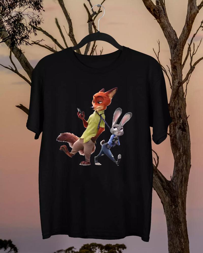 

Judy And Nick Full Size To 4XL Shirt Gift Valentine Unisex T-Shirt S